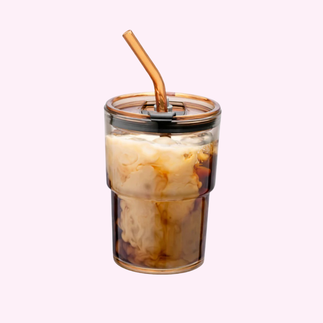 Amber Spill-Proof Tumbler