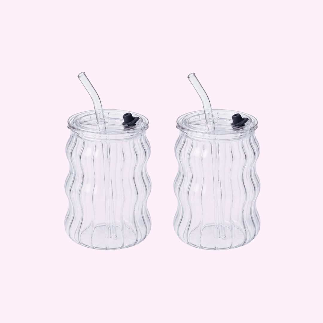 Wavy Glass Tumbler