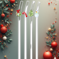 Limited Holiday Glass Straws
