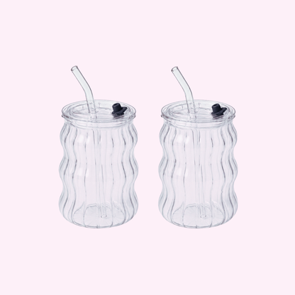 Wavy Glass Tumbler