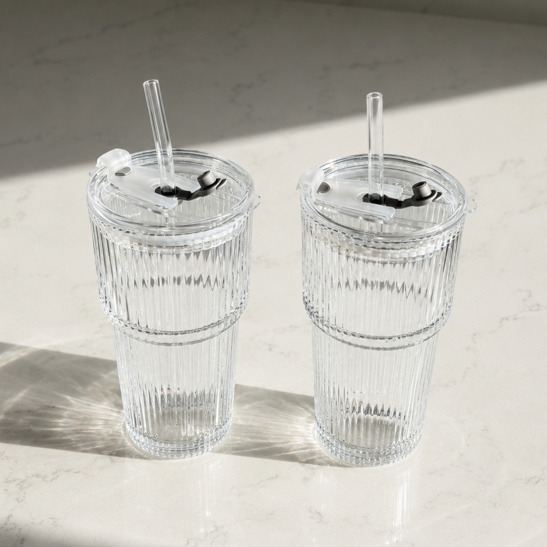 The Spill-Proof Aesthetic Glass Cup