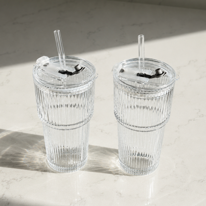 The Spill-Proof Aesthetic Glass Cup