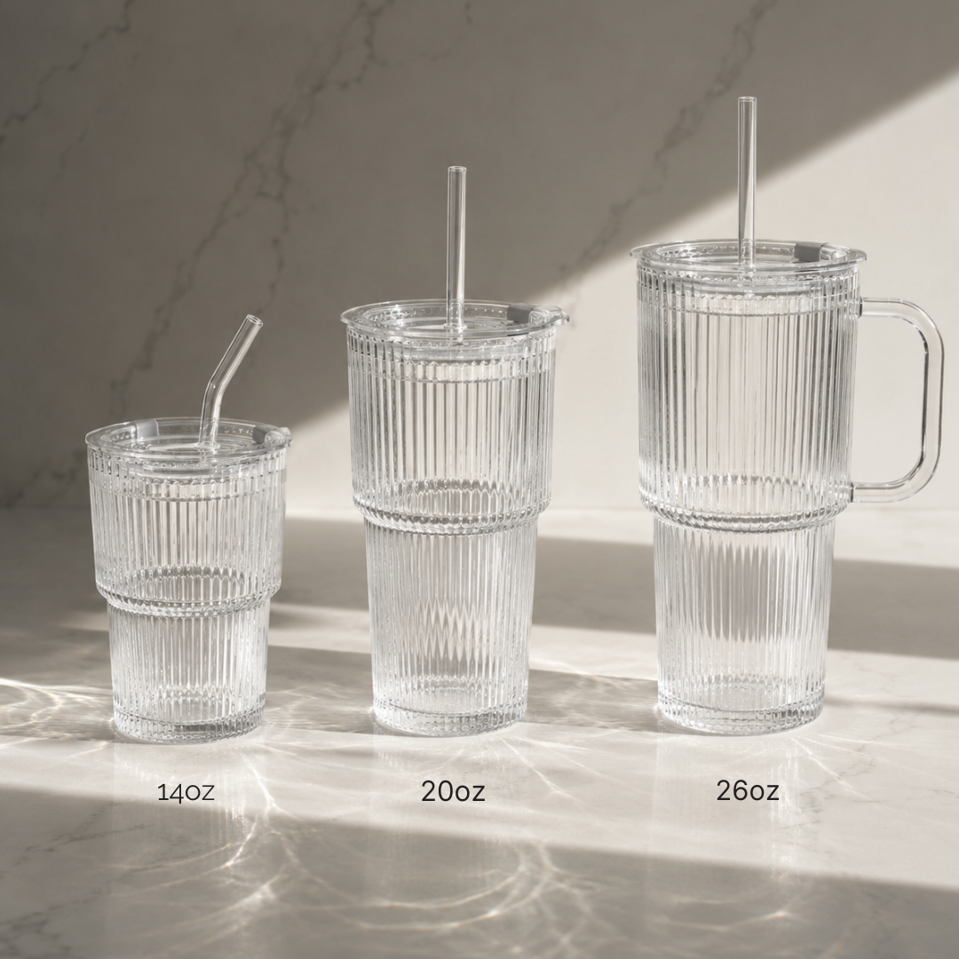 The Spill-Proof Aesthetic Glass Cup