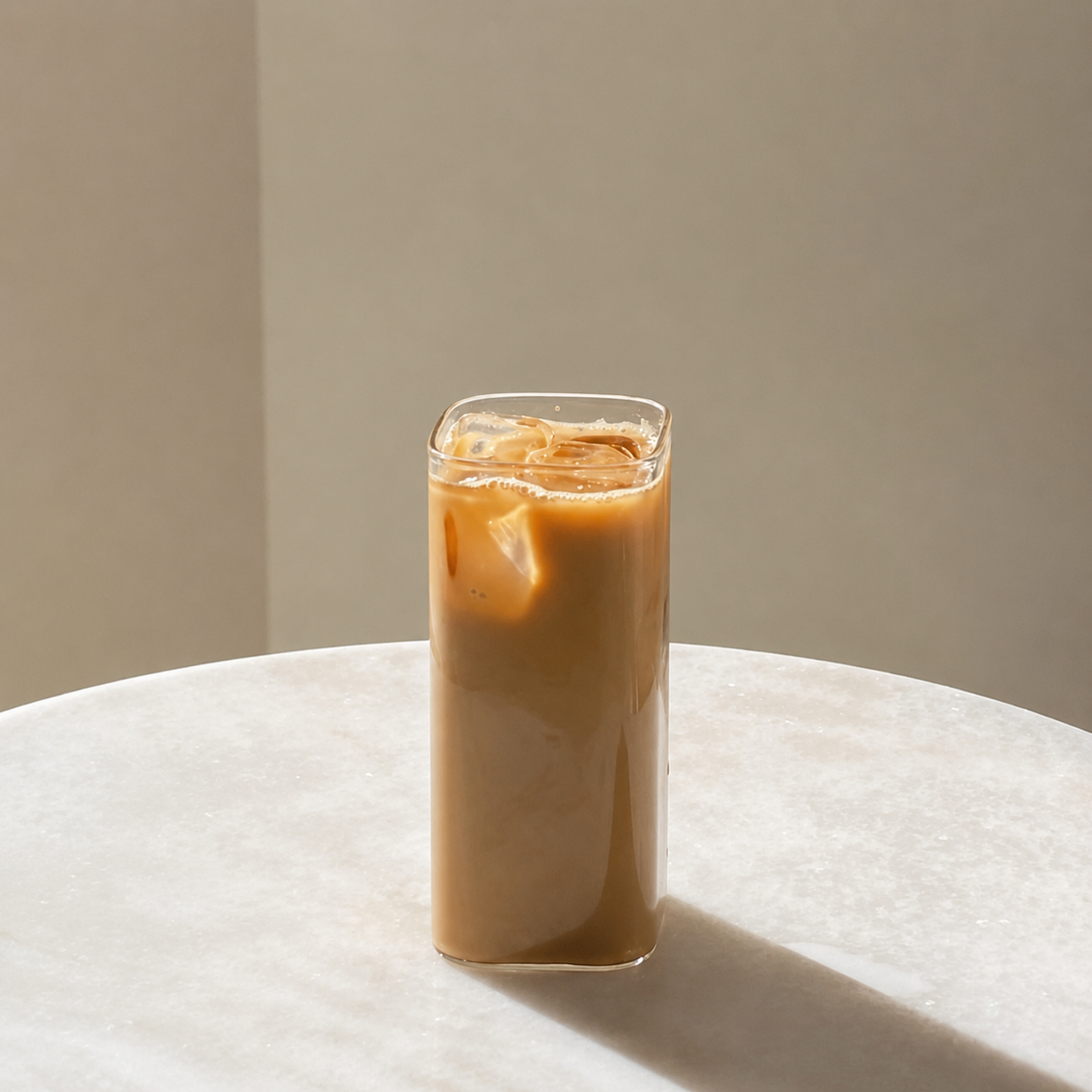 Trendy Square Glass Cup