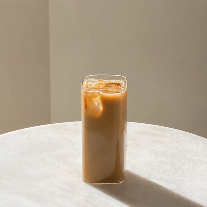 Trendy Square Glass Cup